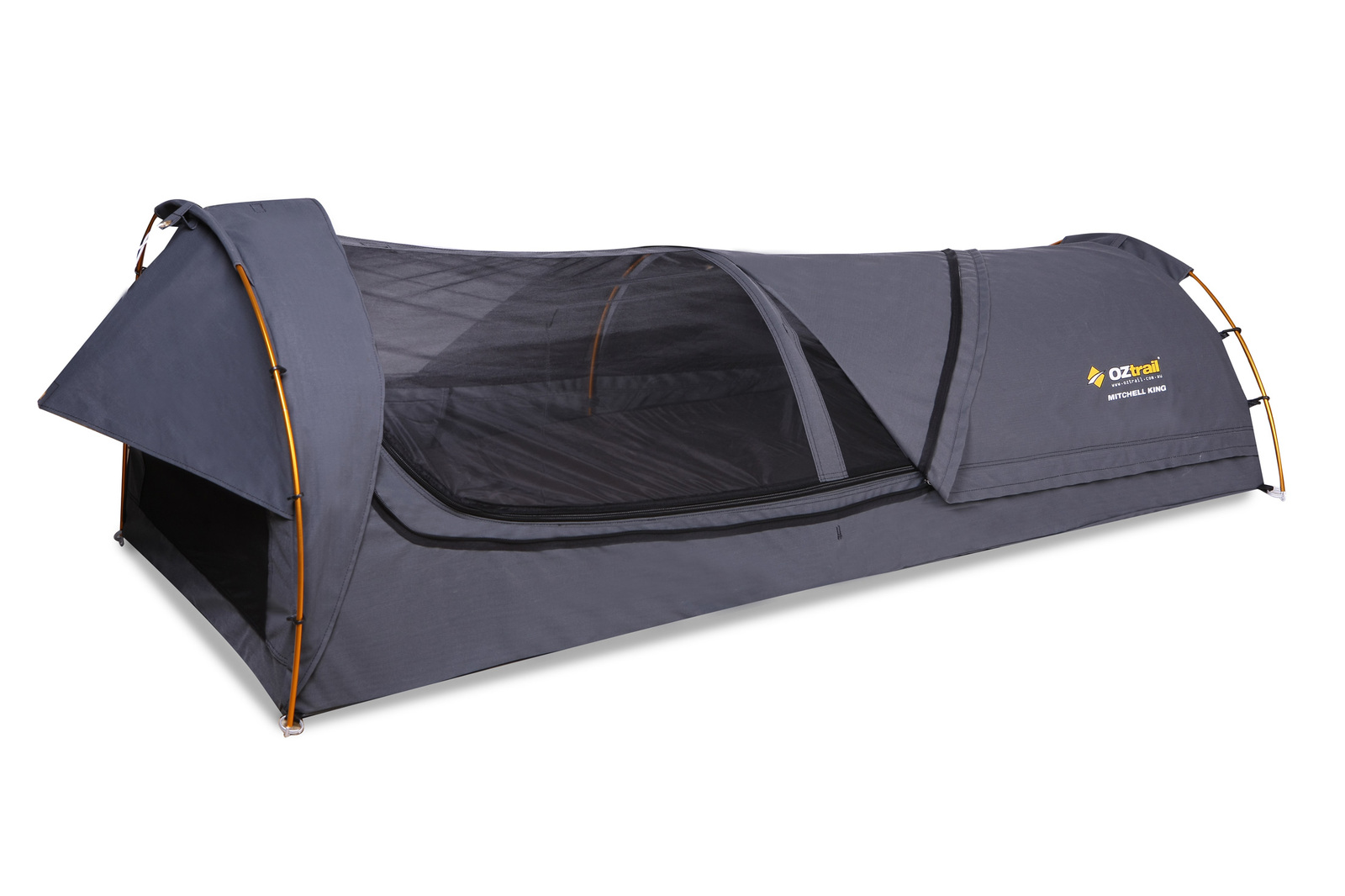 OZtrail Mitchell King Single Dome Swag Charcoal