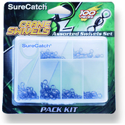 SureCatch Black and Brass Swivel Pack