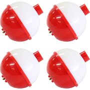 SureCatch Red And White Round Plastic Float 1/2" (4 Pack)