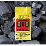 B&B 20lb/9kg Mesquite Lump Charcoal