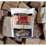 B&B Post Oak Smoking Wood Chunks 549cu.in/3.1kg