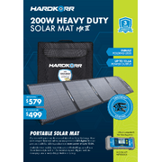 Hard Korr 200w Solar Mat MKII With Croc Skin - No Regulator