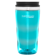 Thermos 470ml Stainless Steel Inner, Plastic Outer Travel Tumbler - Teal