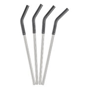 Klean Kanteen Steel Straws - 4 Pack (Pints & Tumblers) - Black      