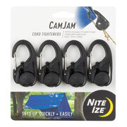 Nite Ize Camjam Cord Tightener - 4 Pack - Plastic