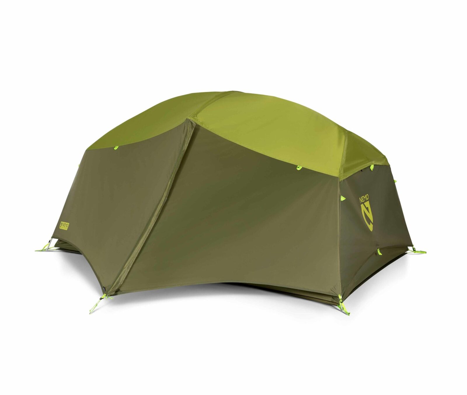 Nemo Aurora 2 Person Backpacking Tent + Footprint Nova Green
