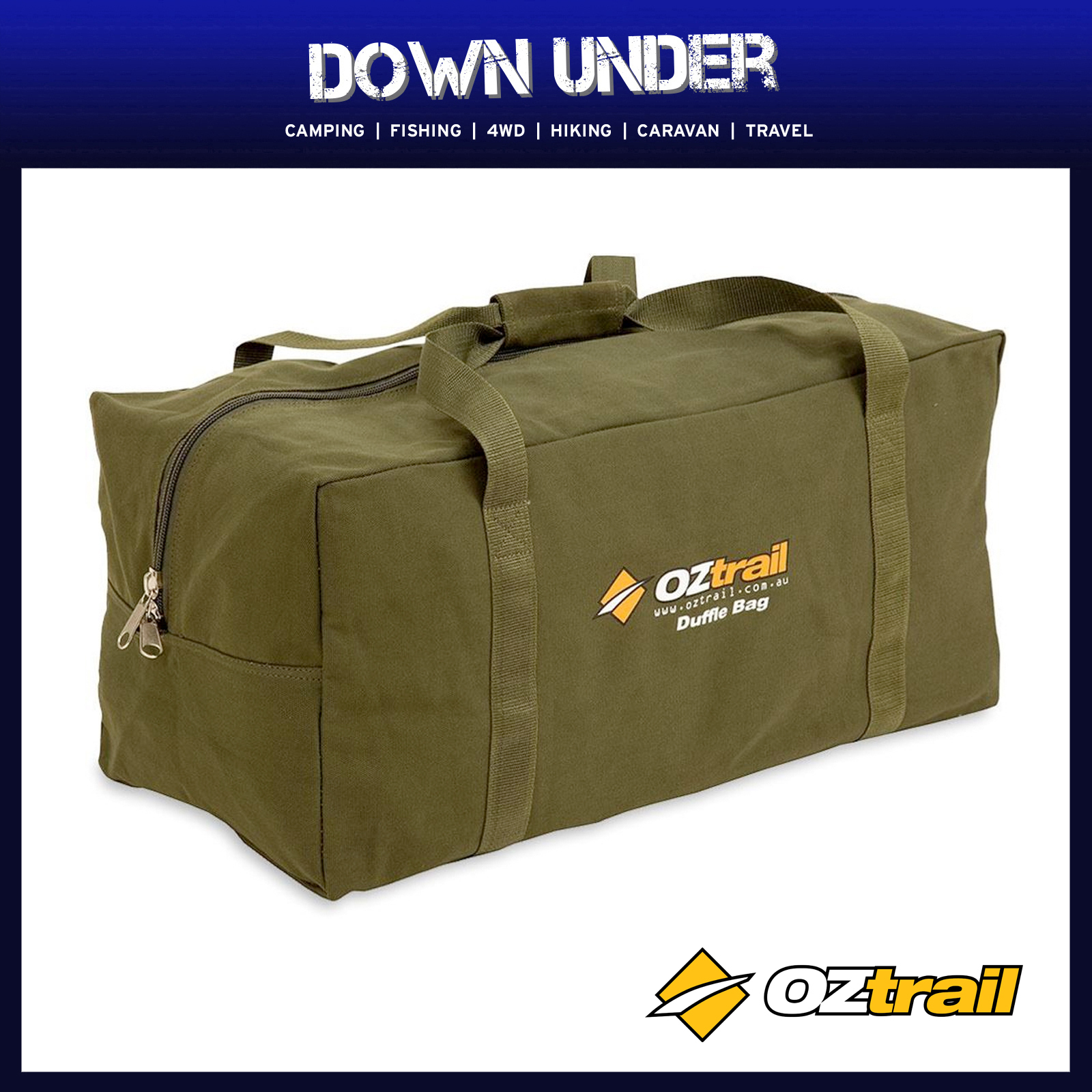Oztrail Extra Large Canvas Duffle Bag