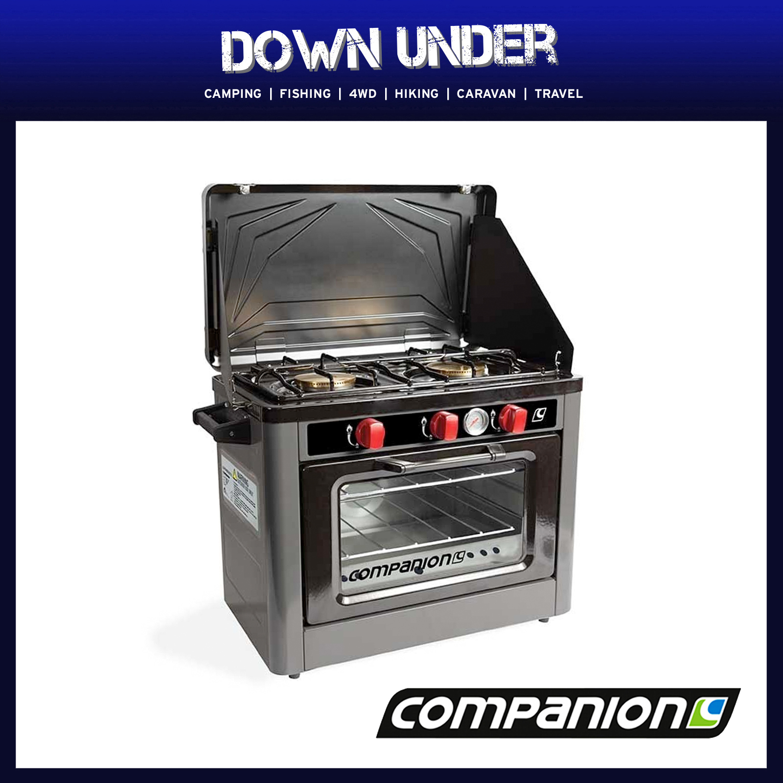 Companion Portable Gas Oven & Stove Cooktop Combo