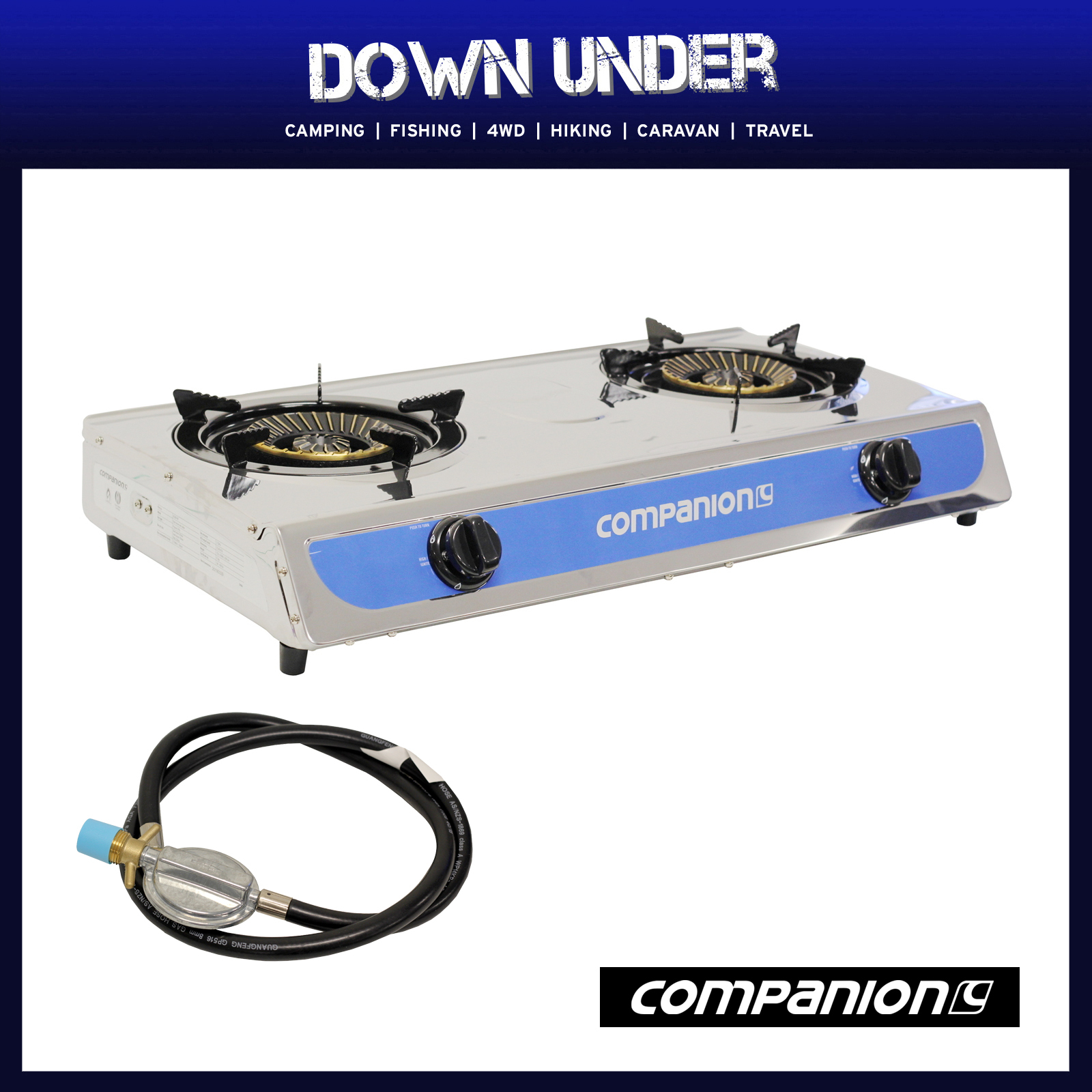 Companion 2 Burner Wok Cooker Stove