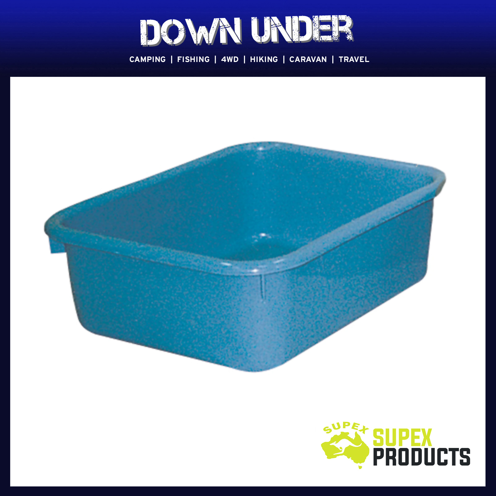 Supex Rectangular Plastic Basin 9l