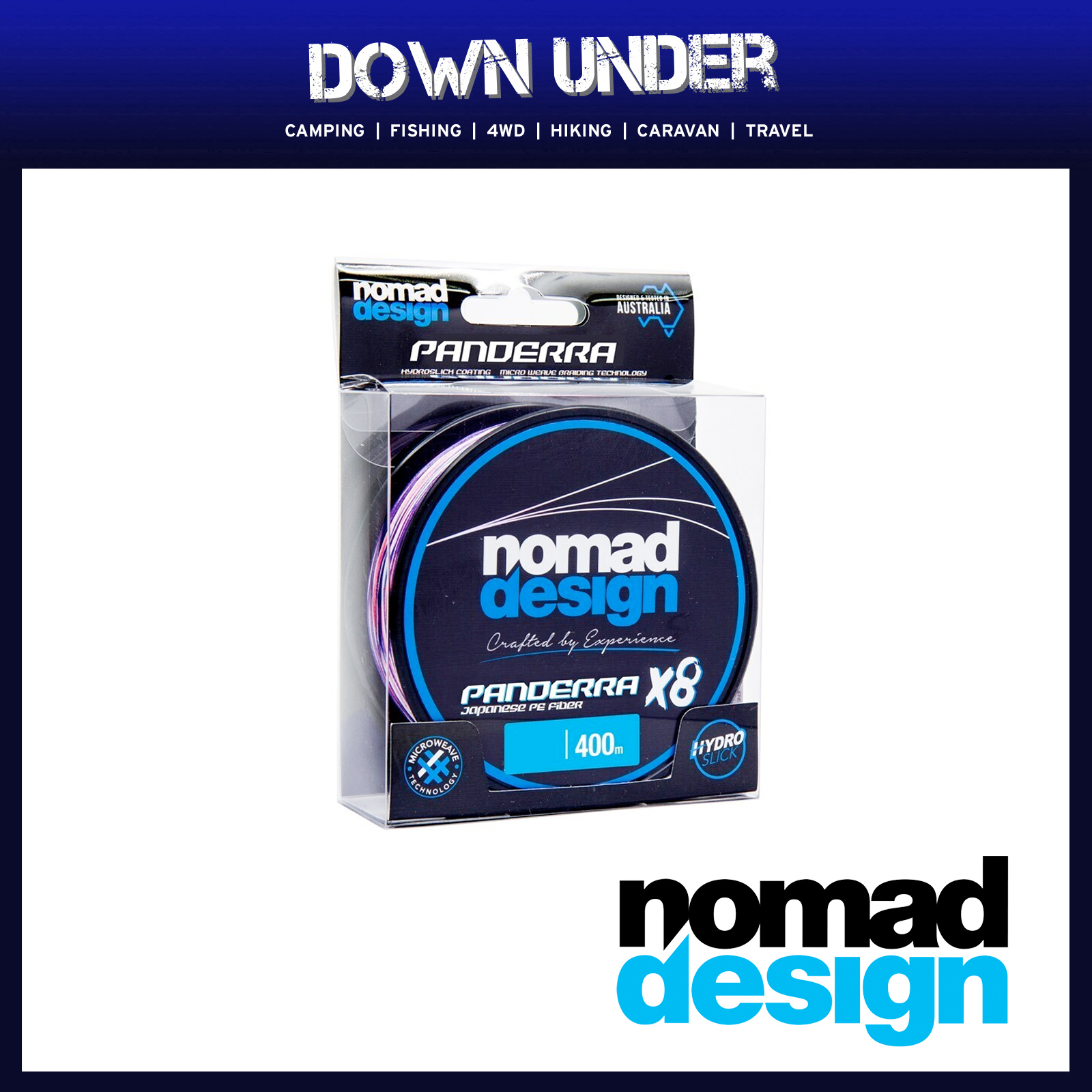 Nomad Panderra Multicolour X8 Braid Line - 400m