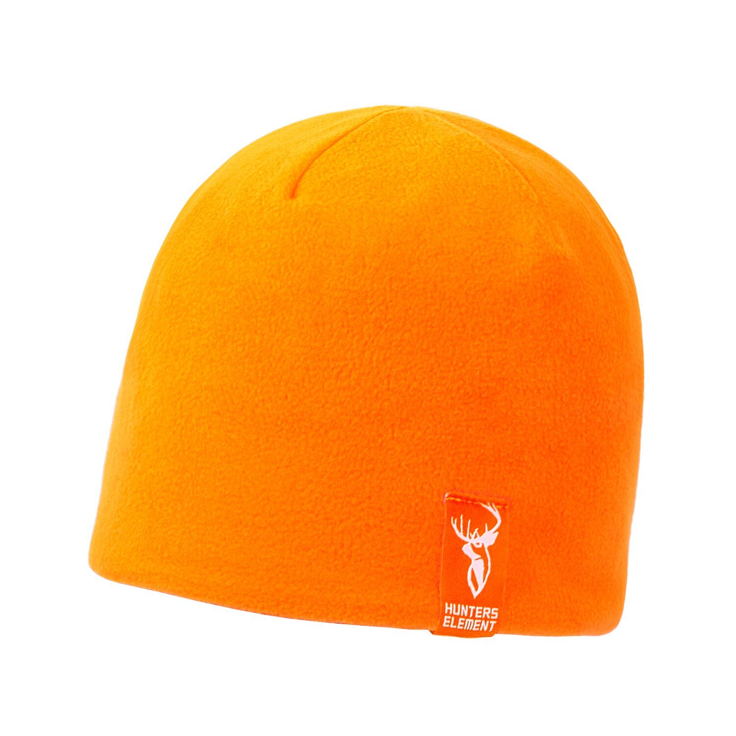 blaze orange camo beanie