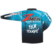 ZMan Adults Long Sleeve Tournament Fishing Shirt - Blue