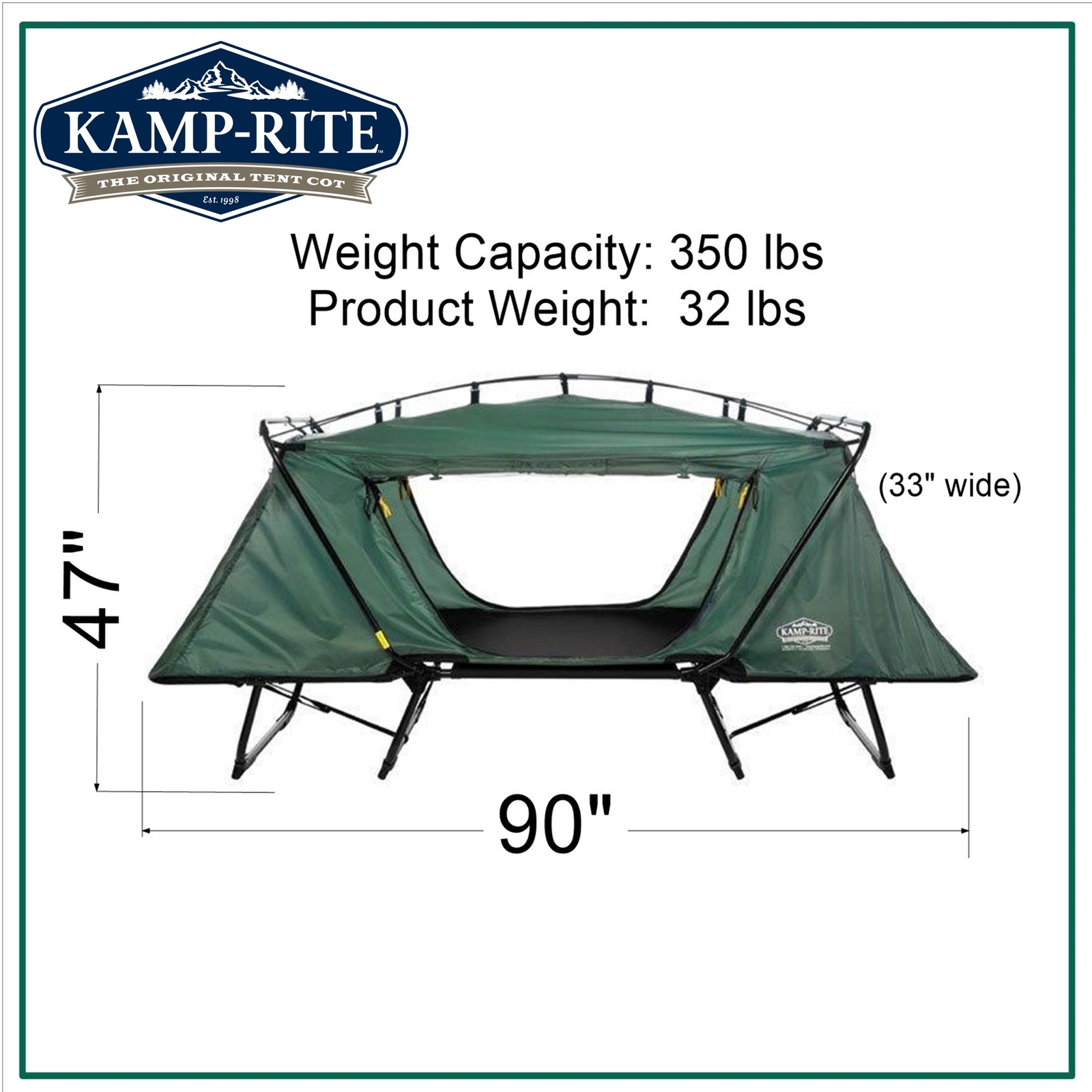 Kamprite Oversize Tent Cot