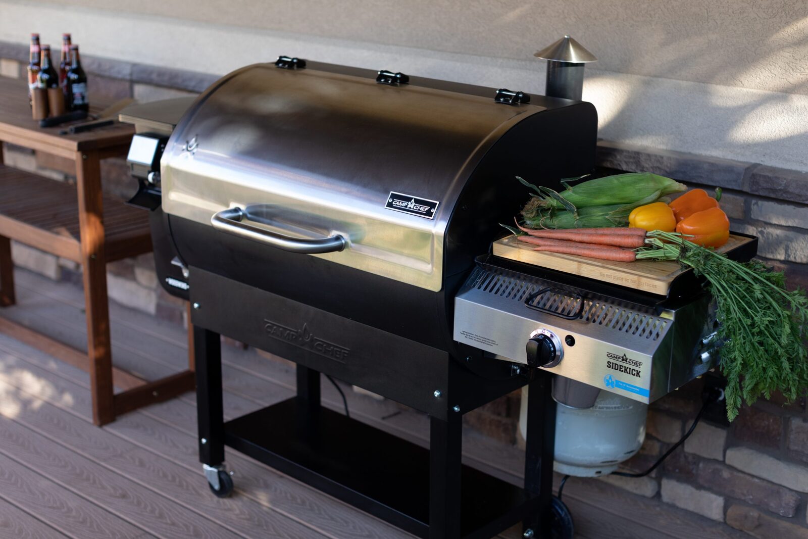 Shop BBQ's Camp Chef WoodWind WIFI 36 with SideKick