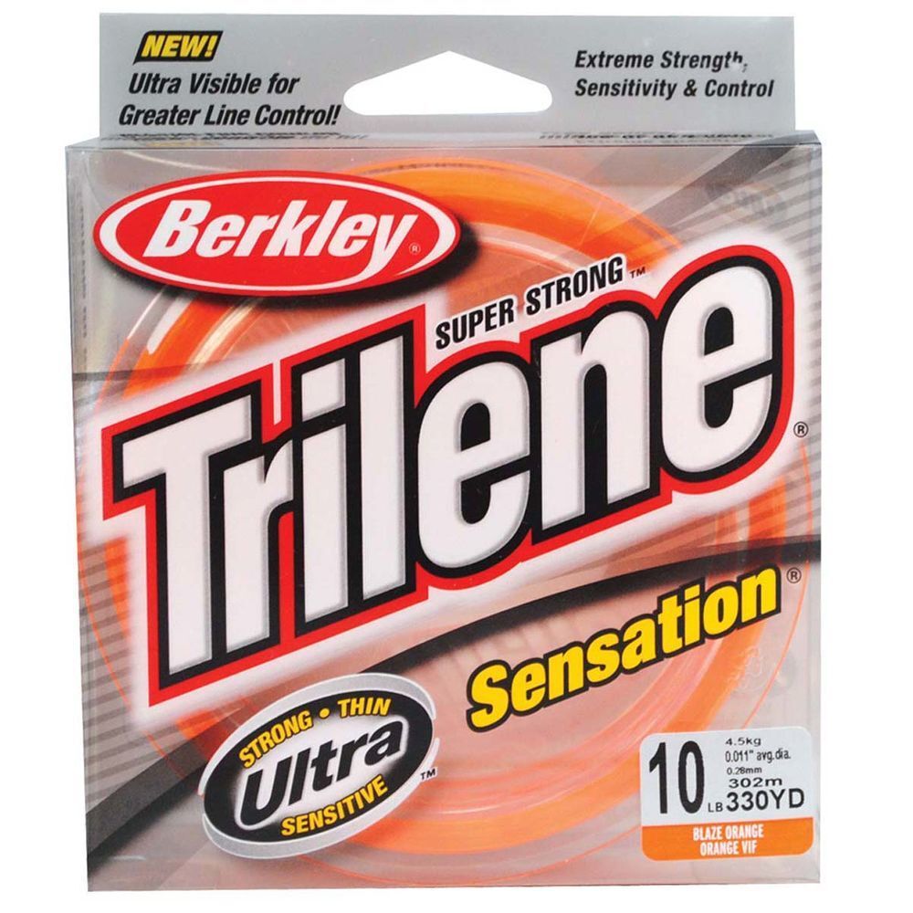 Berkley Trilene Sensation Fishing Line - Blaze Orange