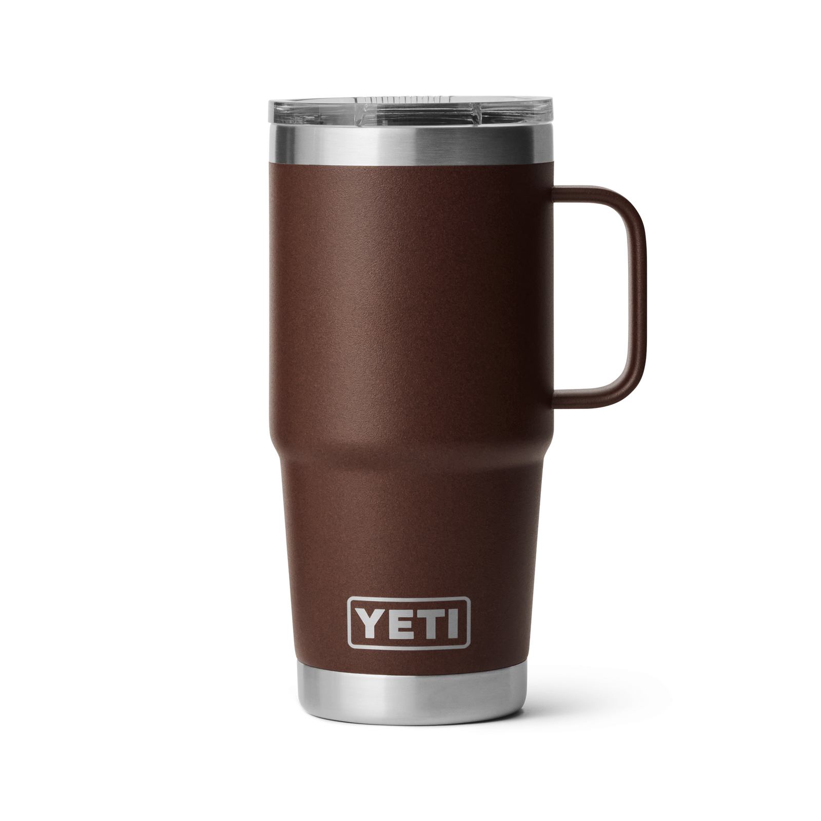 Yeti Rambler 20 oz Travel Mug Wetlands Brown