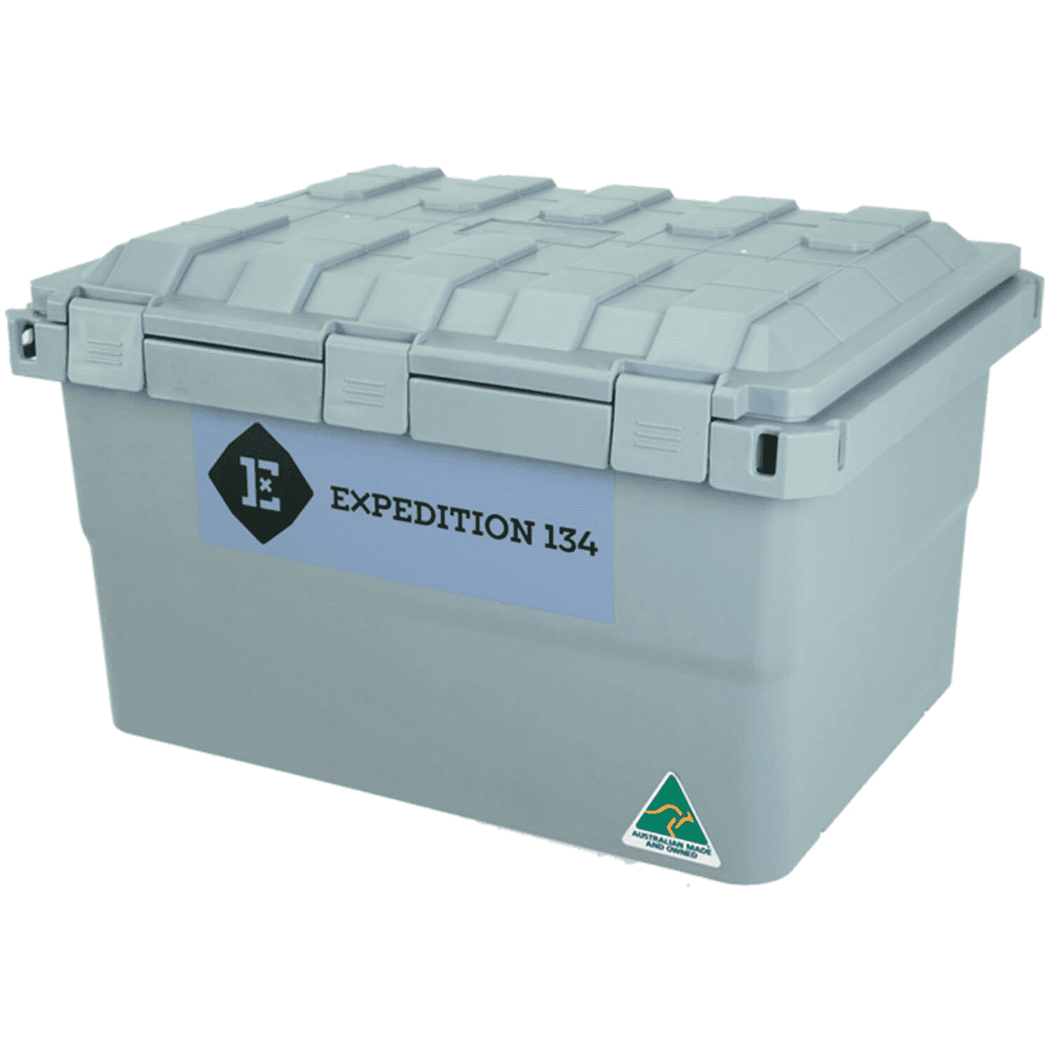 Expedition134 Heavy Duty Plastic Storage Box 55L - Black