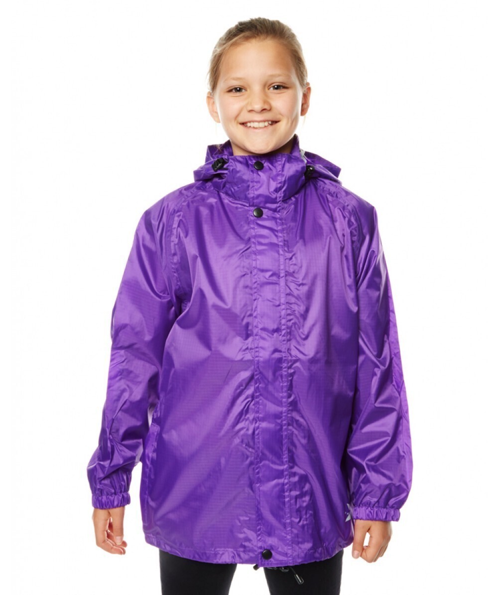 XTM Stash Kids Rain Jacket Purple