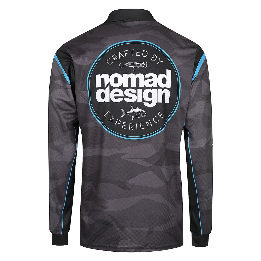 Nomad Design Collared Fishing Shirt Fish Frenzye