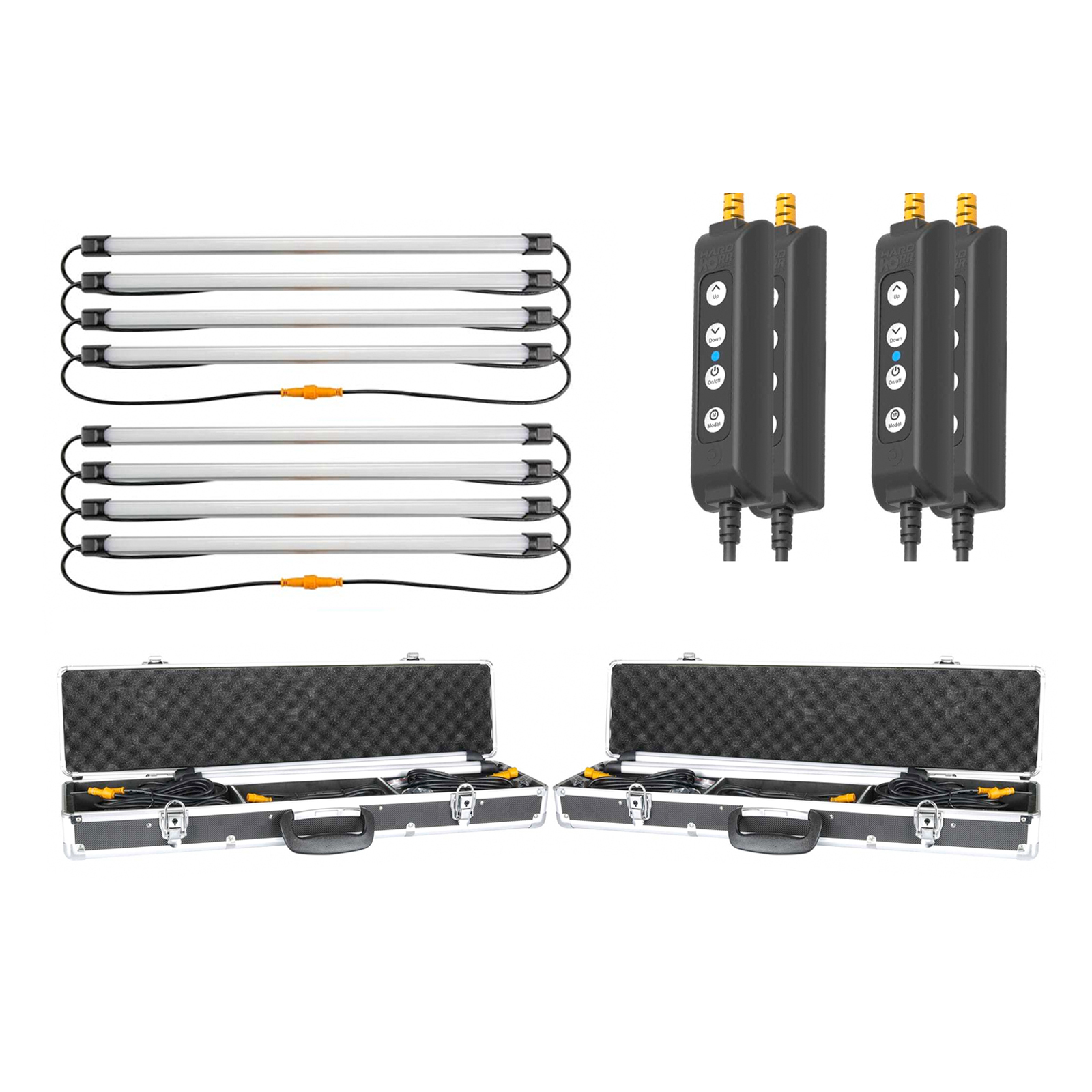 4 Bar Tri-Colour LED Camp Light Kit - Hardkorr Australia