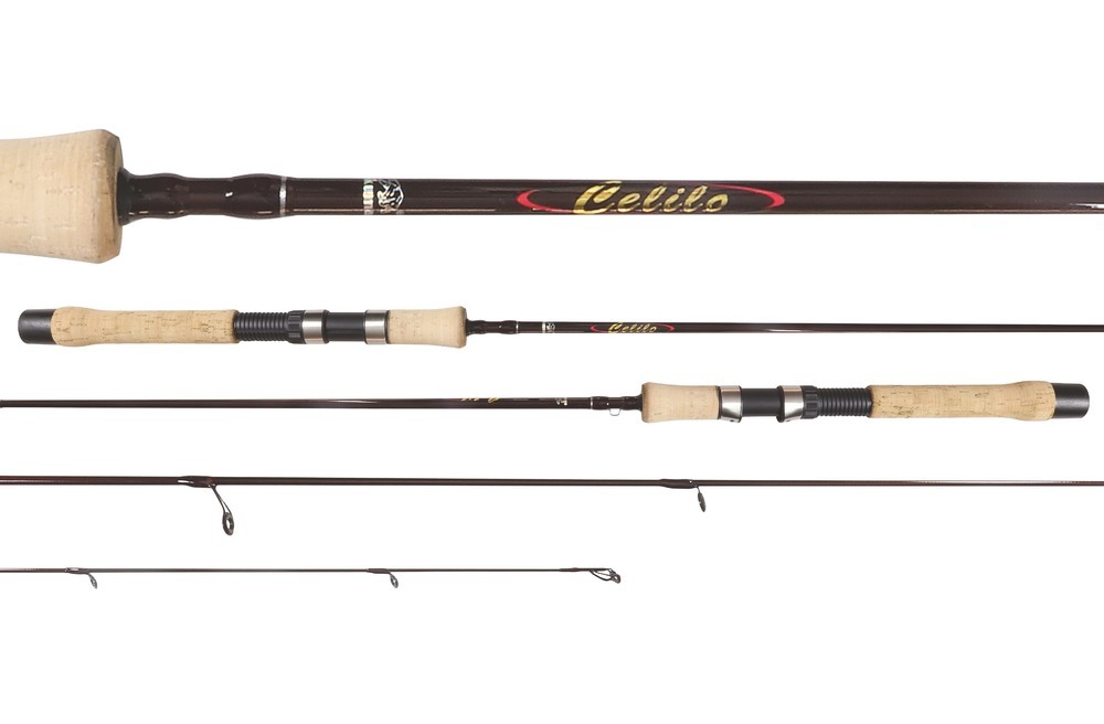 Okuma Celilo Finesse Trout 6' 2pc Ultralight Spinning Rod 2-6lb