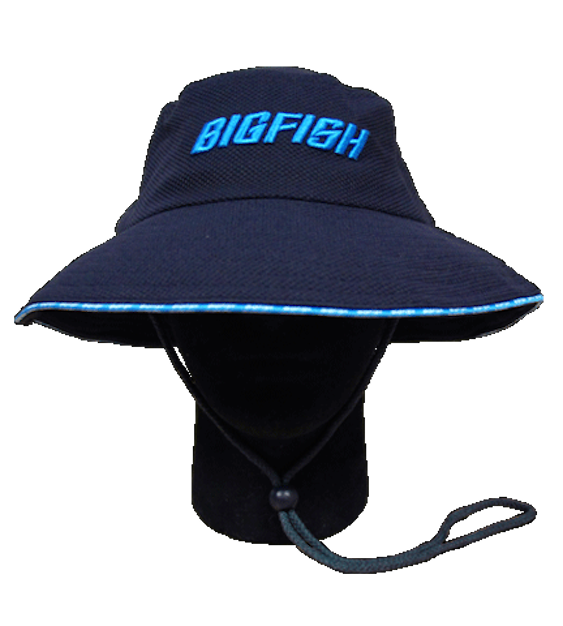 Bigfish Wide Brim Hat - Large/XL - Navy