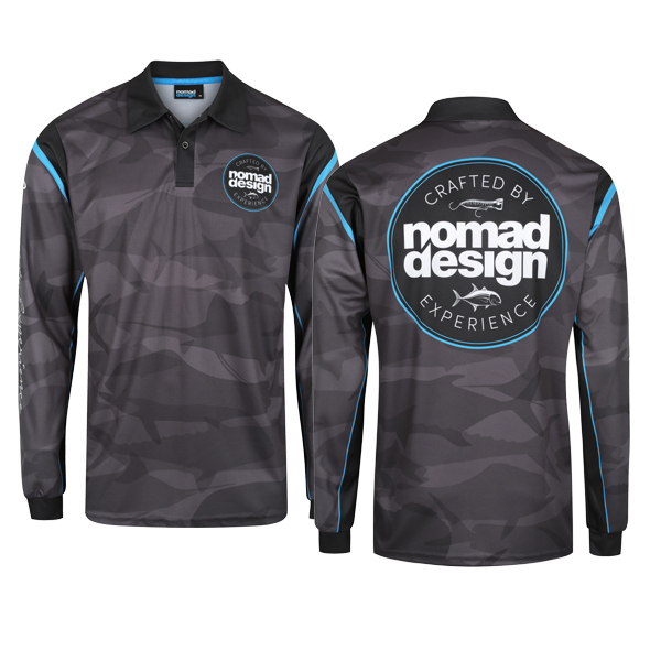 Nomad Design Collared Fishing Shirt - Fish Frenzye