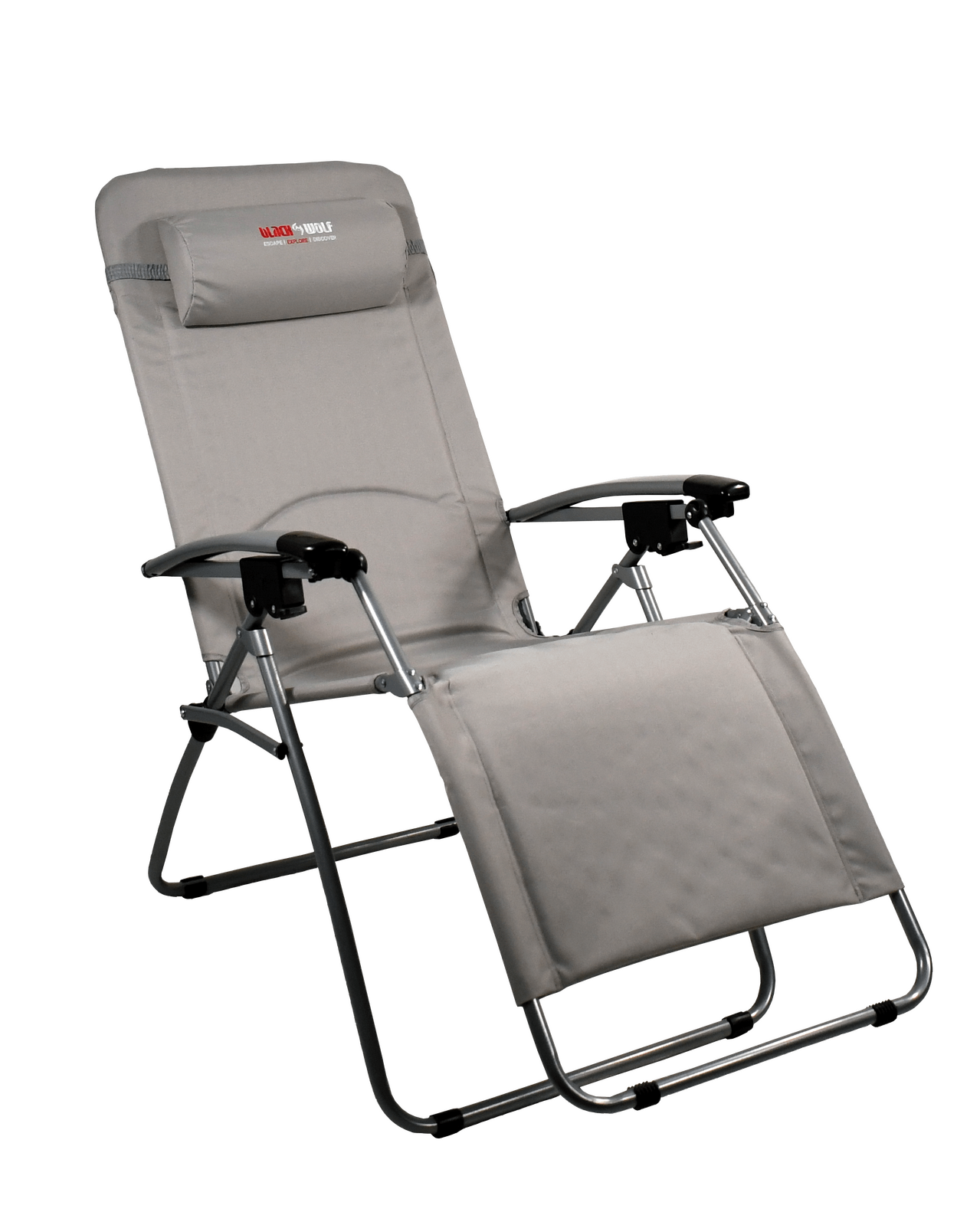 Black Wolf Reclining Lounger Chair Paloma