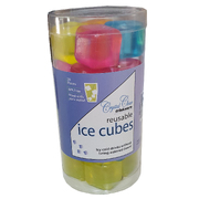 Crystal Clear Reusable Ice Cubes - 20 Pack