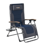 Oztrail Sun Lounge Jumbo Chair With Side Table