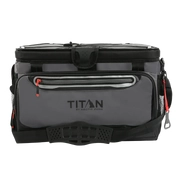 Titan 48 Can Zipperless HardBody Cooler - Sharkskin Grey