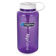 Nalgene 32Oz (1L) Wide Mouth Water Bottle - Purple W/ White Cap