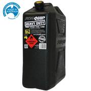 Pro Quip 20L Plastic Fast Pour Fuel Can – Heavy Duty Black