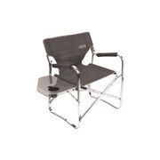 Coleman Directors Chair Plus + Side Table - Grey