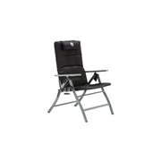 Coleman Chair Flat Fold 5 Position With Glassp - Black