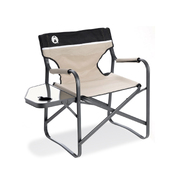 Coleman Flat Fold Director's Steel Deck Chair