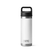 Yeti Rambler 18oz Bottle with Hot Shot Cap White