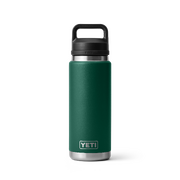 Yeti Rambler 26 oz Bottle Chug - Black Forest Green