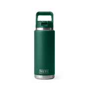Yeti Rambler 26 oz C Straw Bottle - Black Forest Green
