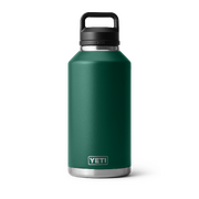 Yeti Rambler 64 oz Bottle Chug - Black Forest Green