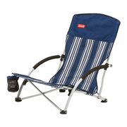 Coleman Low Sling Beach Chair - Blue & White