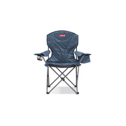 Coleman Chair Quad King Size Cooler Arm Blue - Extra Wide