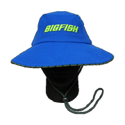 Bigfish Wide Brim Hat - Blue