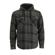 Xtm Woodsman Plaid Check Sherpa Hooded Jacket