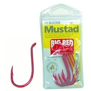 Mustad Big Red Chemically Sharp Fishing Hooks - 92554Npnr