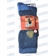 Merino Tread Allday Sock Denim