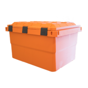 Expedition 134 Heavy Duty Plastic Storage Box 55L - Fire Orange