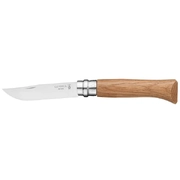 Opinel Traditional #08 S/S 8.5cm Wood Handle (Oak, Walnut, Olivewood)