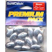 SureCatch Premium Bean Sinkers - Size 3 (20pcs)